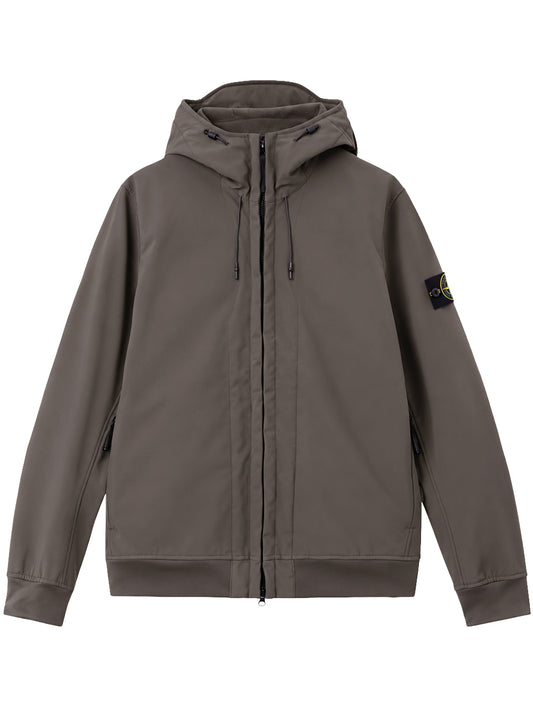 STONE ISLAND-SOFT SHELL HOODED JACKET-L2S15Q100004S0B22 V0078