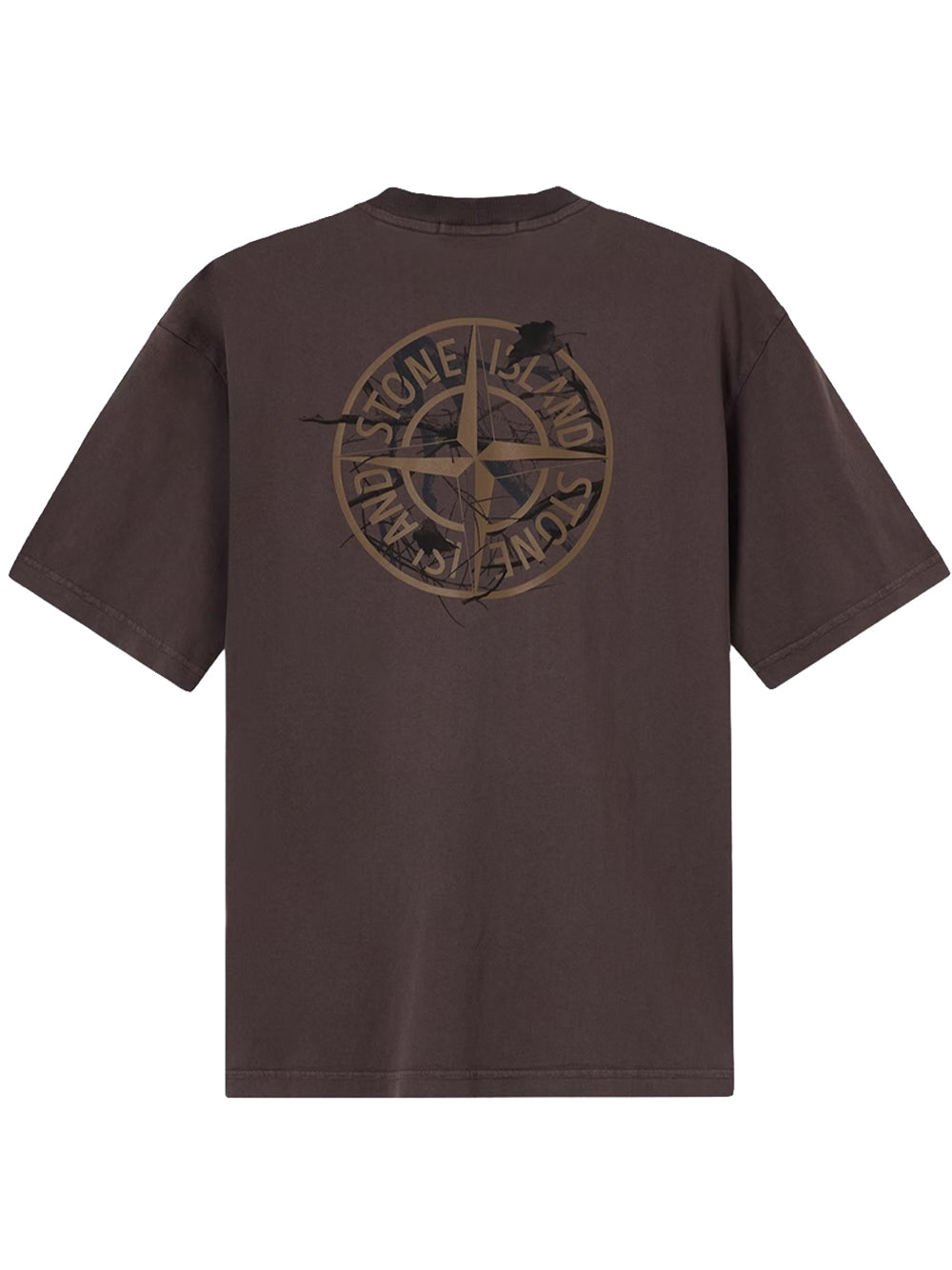 STONE ISLAND-T-SHIRT-L2S152100001S0E19 V011 DARK BURGUNDY