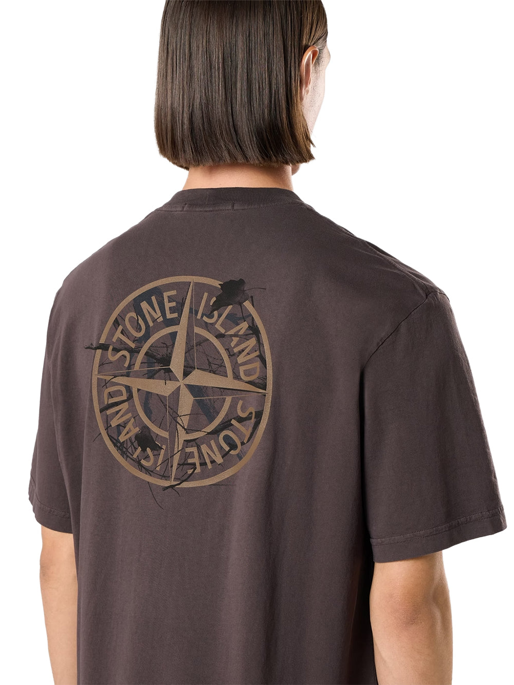STONE ISLAND-T-SHIRT-L2S152100001S0E19 V011 DARK BURGUNDY