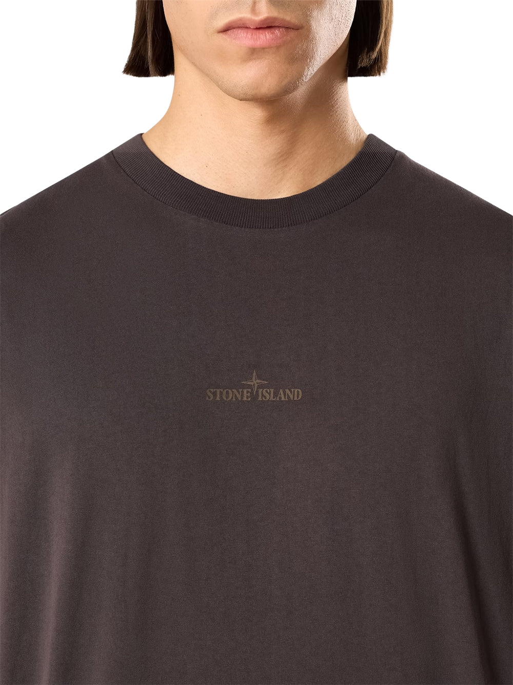 STONE ISLAND-T-SHIRT-L2S152100001S0E19 V011 DARK BURGUNDY
