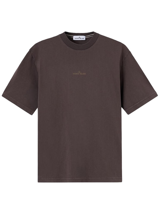 STONE ISLAND-T-SHIRT-L2S152100001S0E19 V011 DARK BURGUNDY