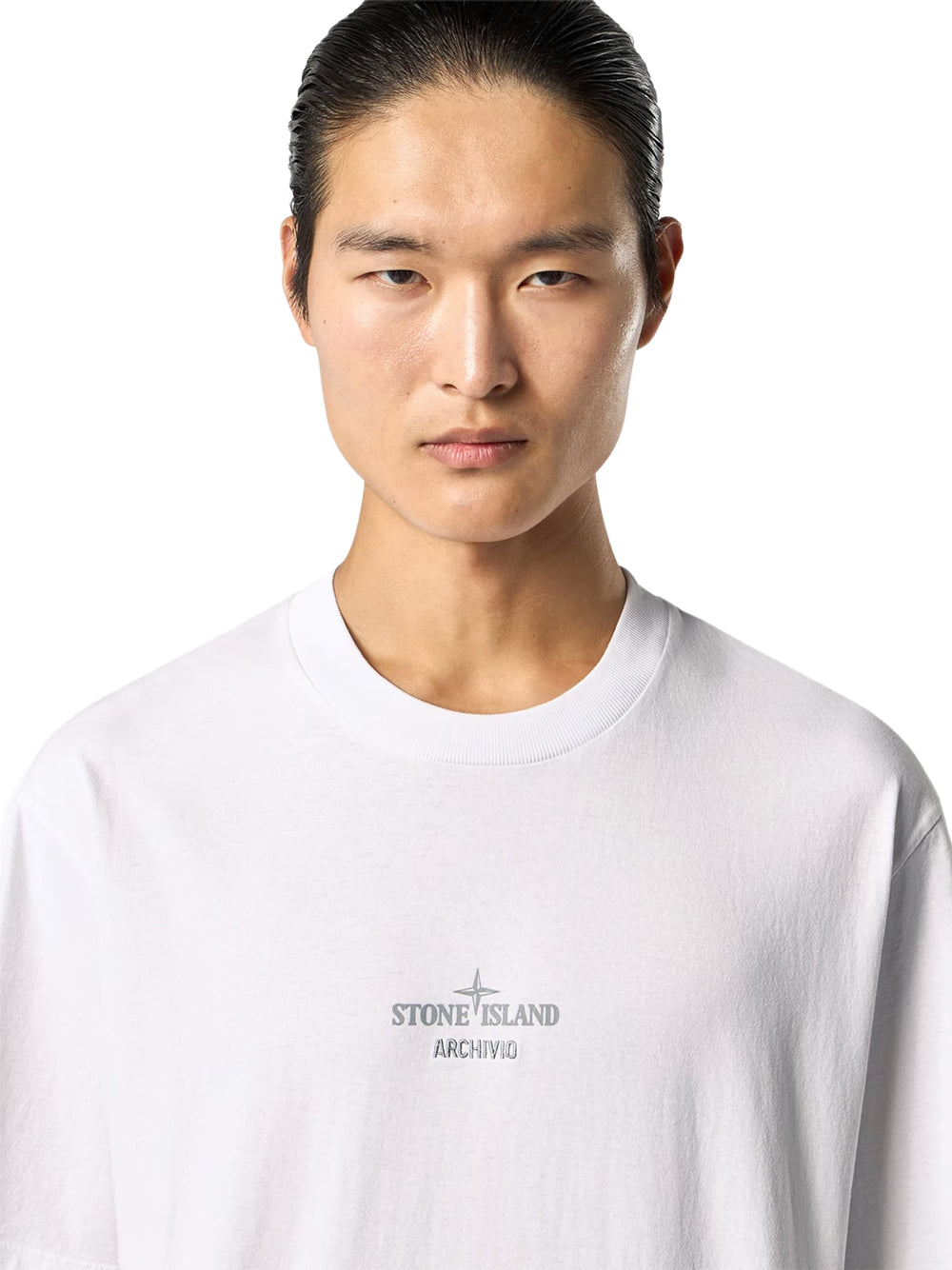 STONE ISLAND-T-SHIRT-L2S152100033S0091 V0001 WHITE