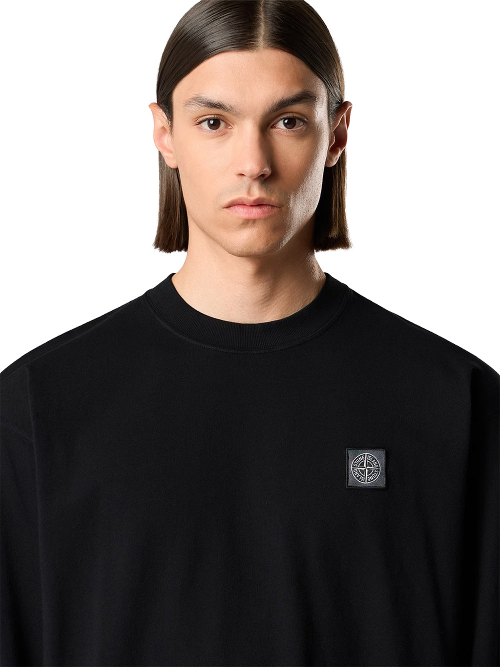 STONE ISLAND-T-SHIRT M/LUNGA-L2S152100007S0500 V0029 BLACK