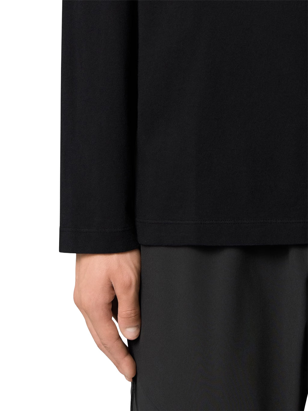 STONE ISLAND-T-SHIRT M/LUNGA-L2S152100007S0500 V0029 BLACK