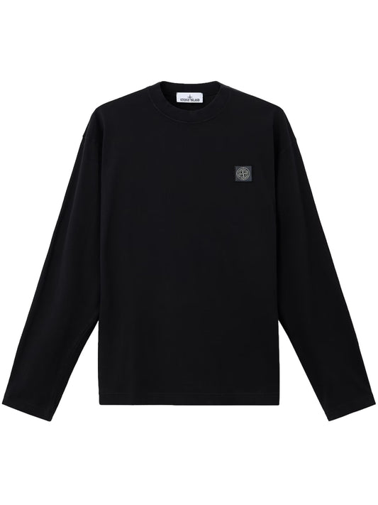 STONE ISLAND-T-SHIRT M/LUNGA-L2S152100007S0500 V0029 BLACK