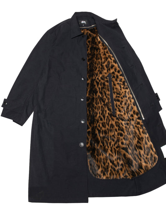 STUSSY-ALL SEASON TRENCH-115864 0001 BLACK