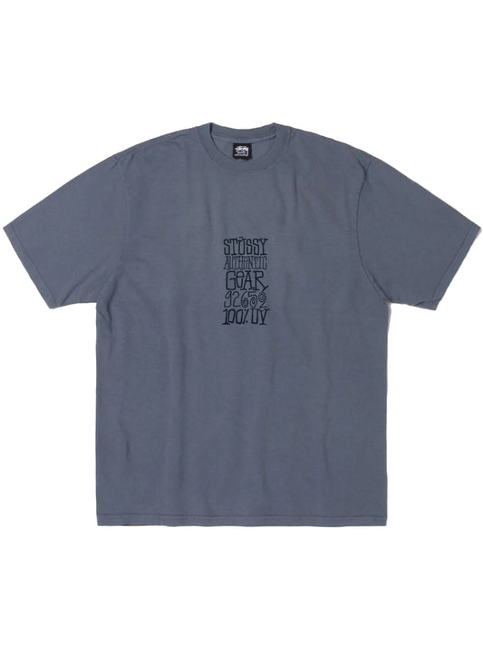 STUSSY-AUTHENTIC GEAR PIG DYED TEE-1905124 0806 NAVY