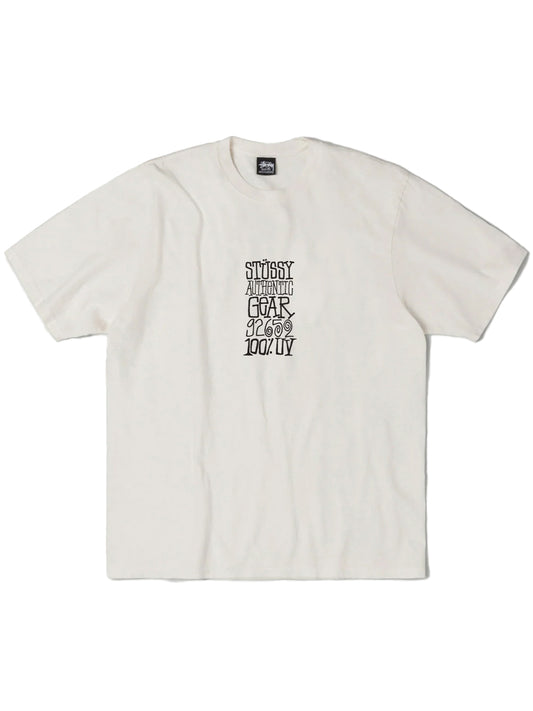 STUSSY-AUTHENTIC GEAR PIG DYED TEE-1905124 1002 NATURAL