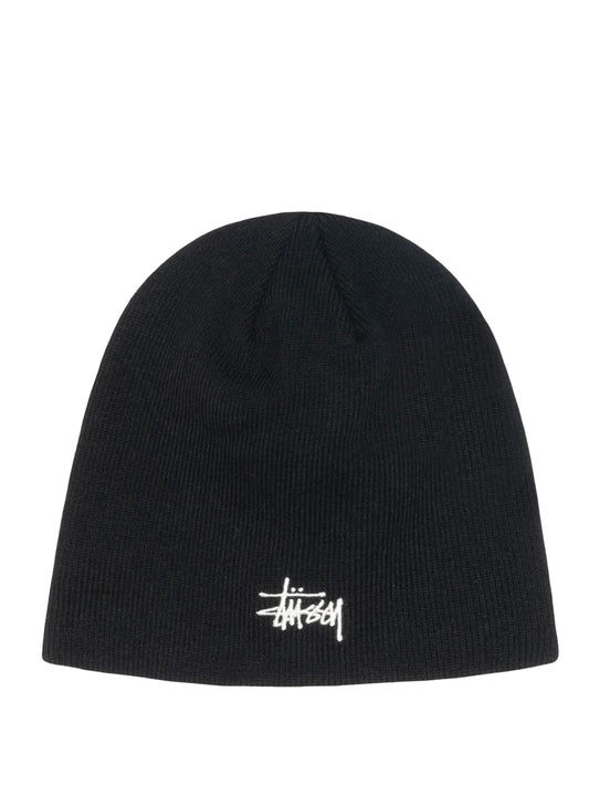 STUSSY-BASIC SKULLCAP BEANIE-1321085 0001 BLACK