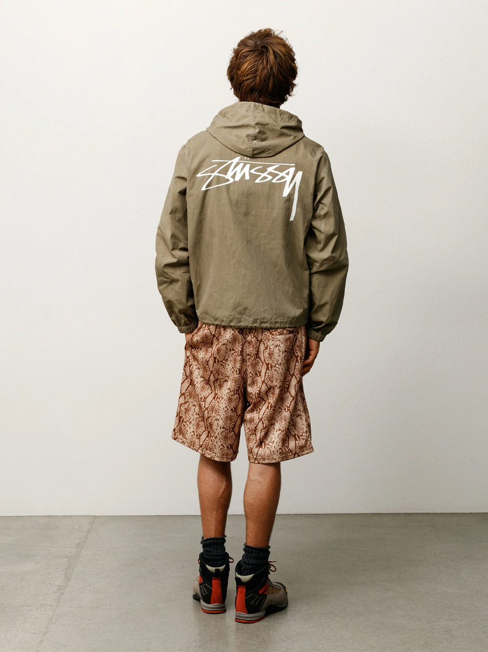 STUSSY-BEACH SHELL COTTON WAX-115951 0403 OLIVE