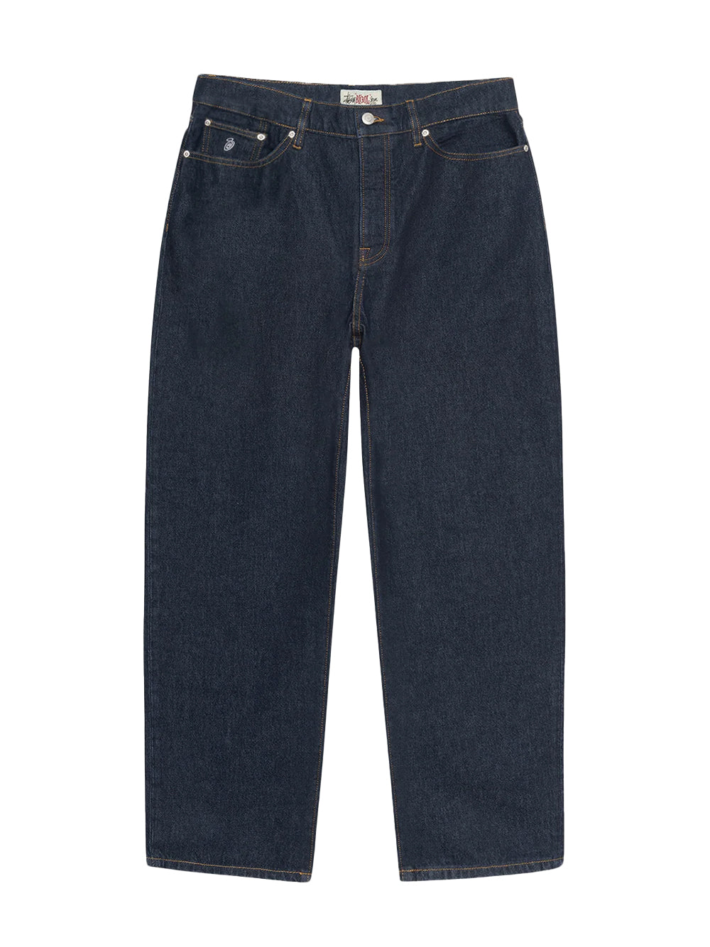 STUSSY-BIG OL JEAN DENIM-116599T 0737 RINSED INDIGO