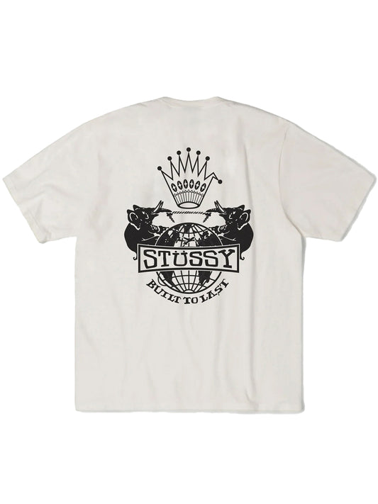 STUSSY-BUILT TO LAST PIG DYED TEE-1905125 1002 NATURAL