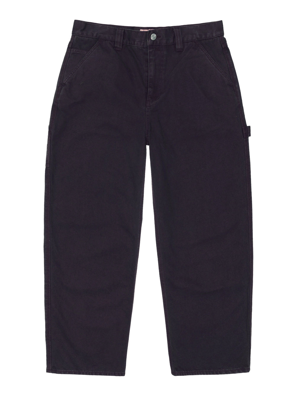 STUSSY-CARPENTER PANT CANVAS-116722 0001 BLACK