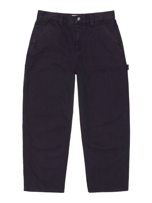 STUSSY-CARPENTER PANT CANVAS-116722 0001 BLACK