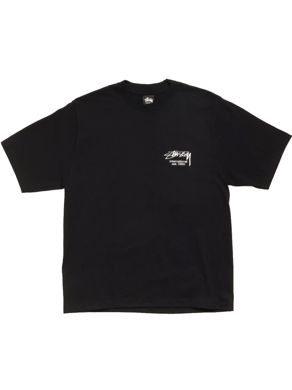 STUSSY-DICE CLOCK TEE-1905202 0001 BLACK