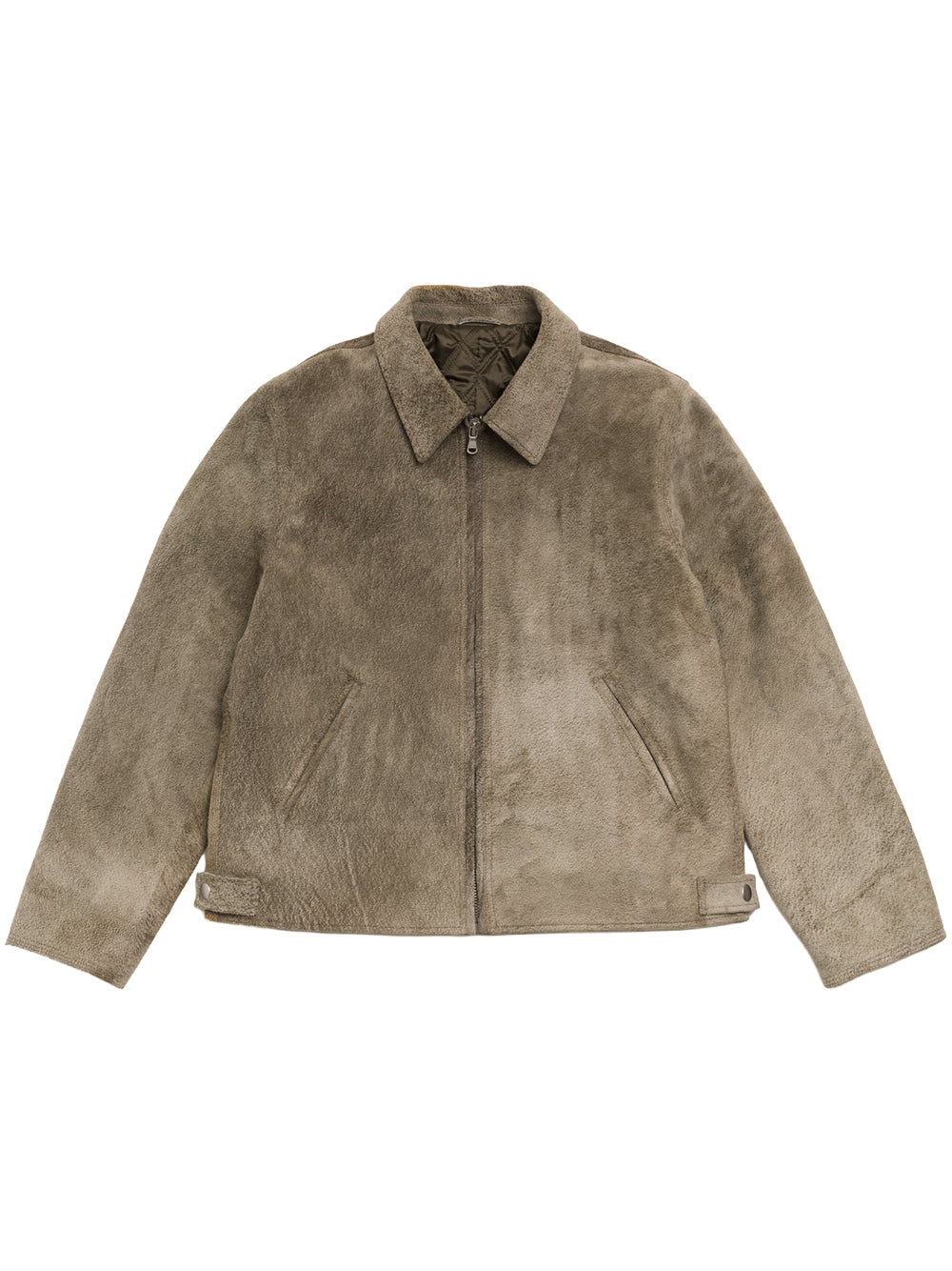 STUSSY-GARAGE JACKET LEATHER-115948 0571 SUEDE