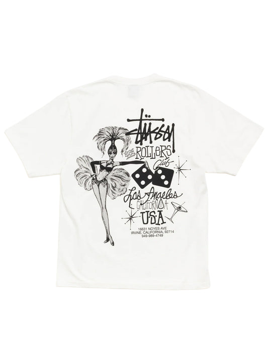 STUSSY-HIGH ROLLERS TEE-1905200 1002 NATURAL
