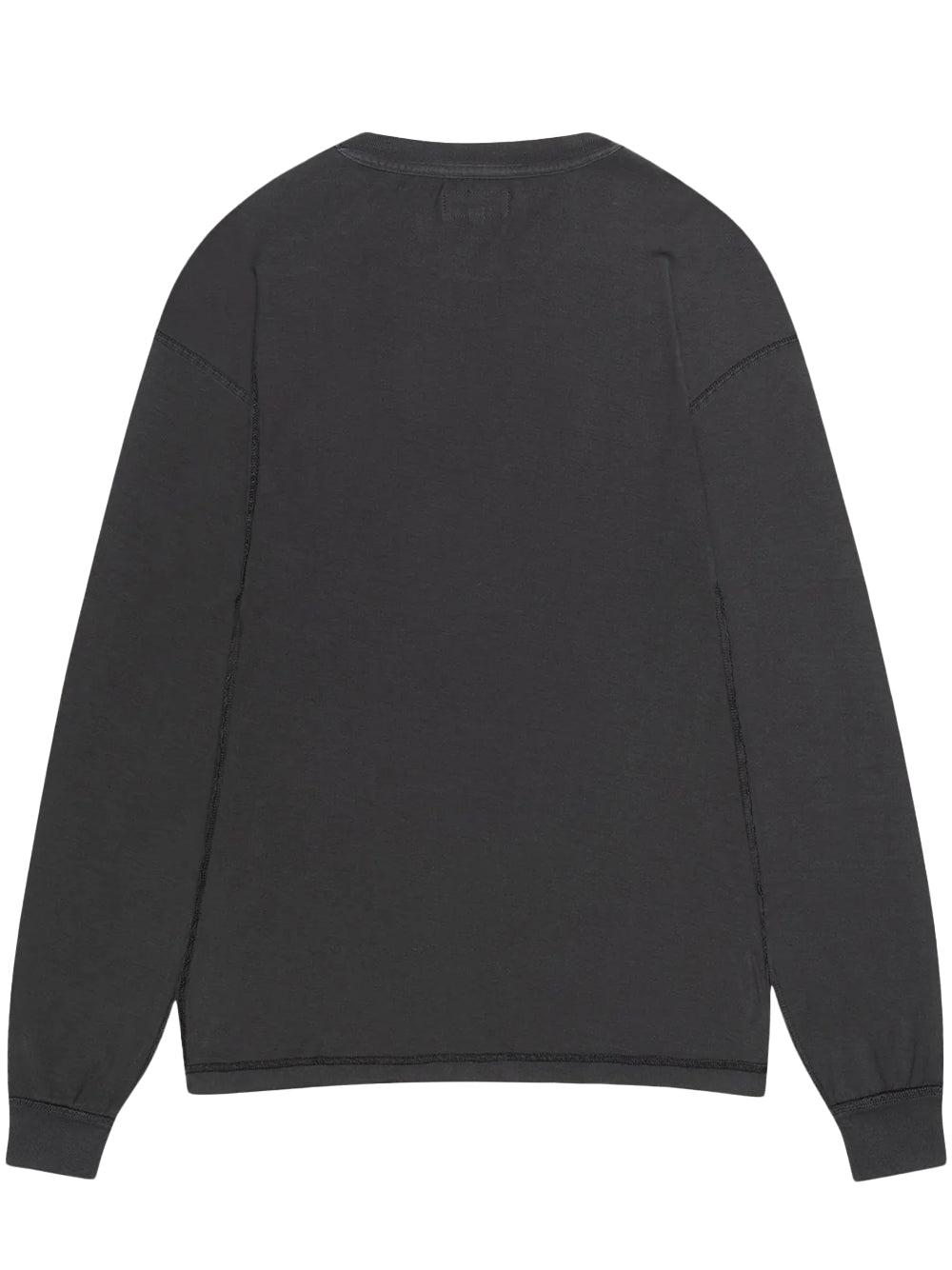 STUSSY-LAZY LS TEE-1140333 0100 VINTAGE BLACK