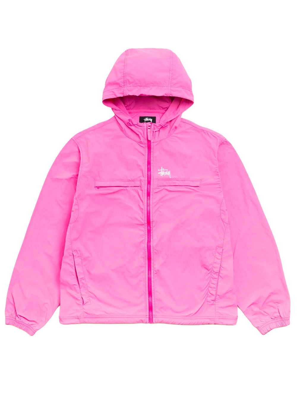 STUSSY-LIGHTWEIGHT HOODED JACKET-115900 0604 PINK