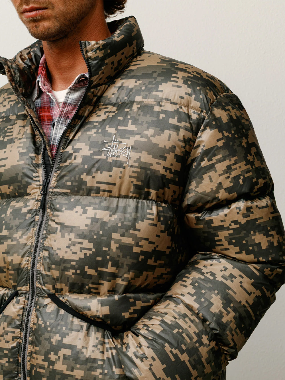 STUSSY-MICRO RIPSTOP DOWN MOCK-115877 19053 DIGI CAMO