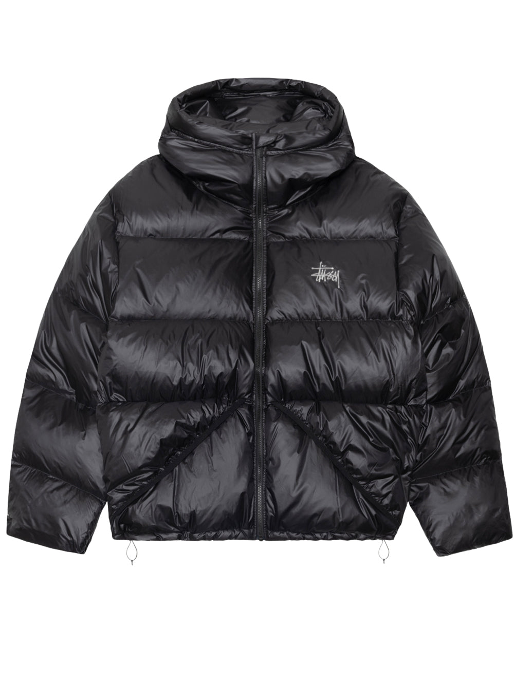 STUSSY-MICRO RIPSTOP DOWN PARKA-115685 18940 JET BLACK