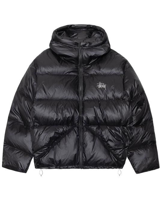 STUSSY-MICRO RIPSTOP DOWN PARKA-115685 18940 JET BLACK