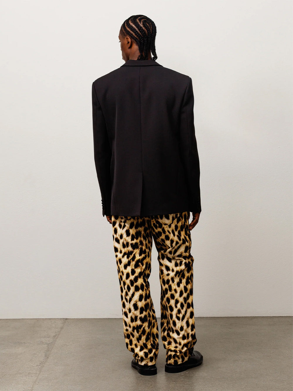 STUSSY-NEW CLASSIC JEANS LEOPARD DENIM-116705 923 LEOPARD