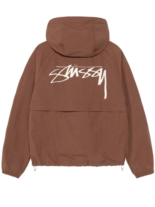 STUSSY-NYLON BEACH SHELL-115893 1022 COFFEE