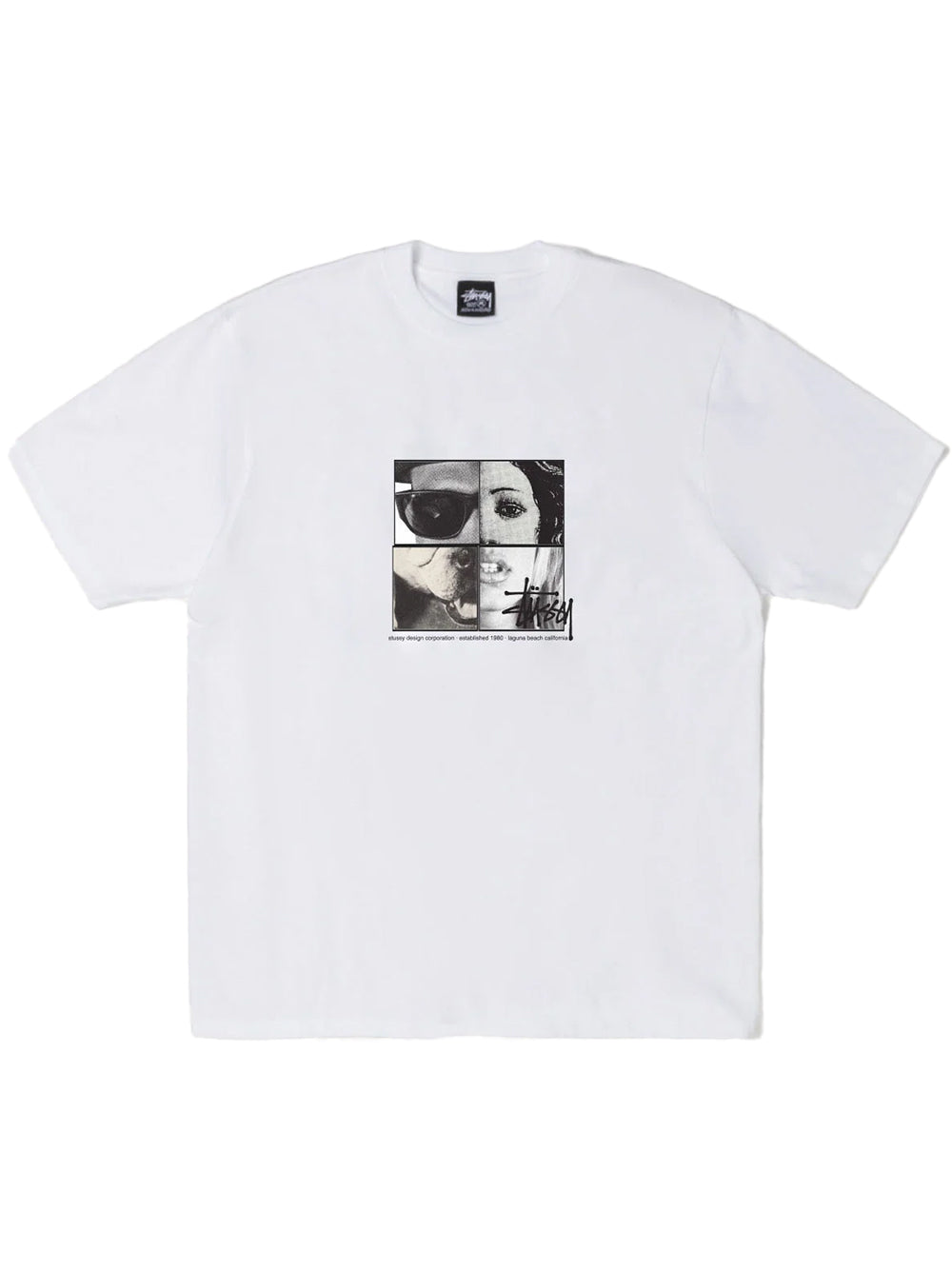 STUSSY-PERSONALITIES TEE-1905120 1201 WHITE