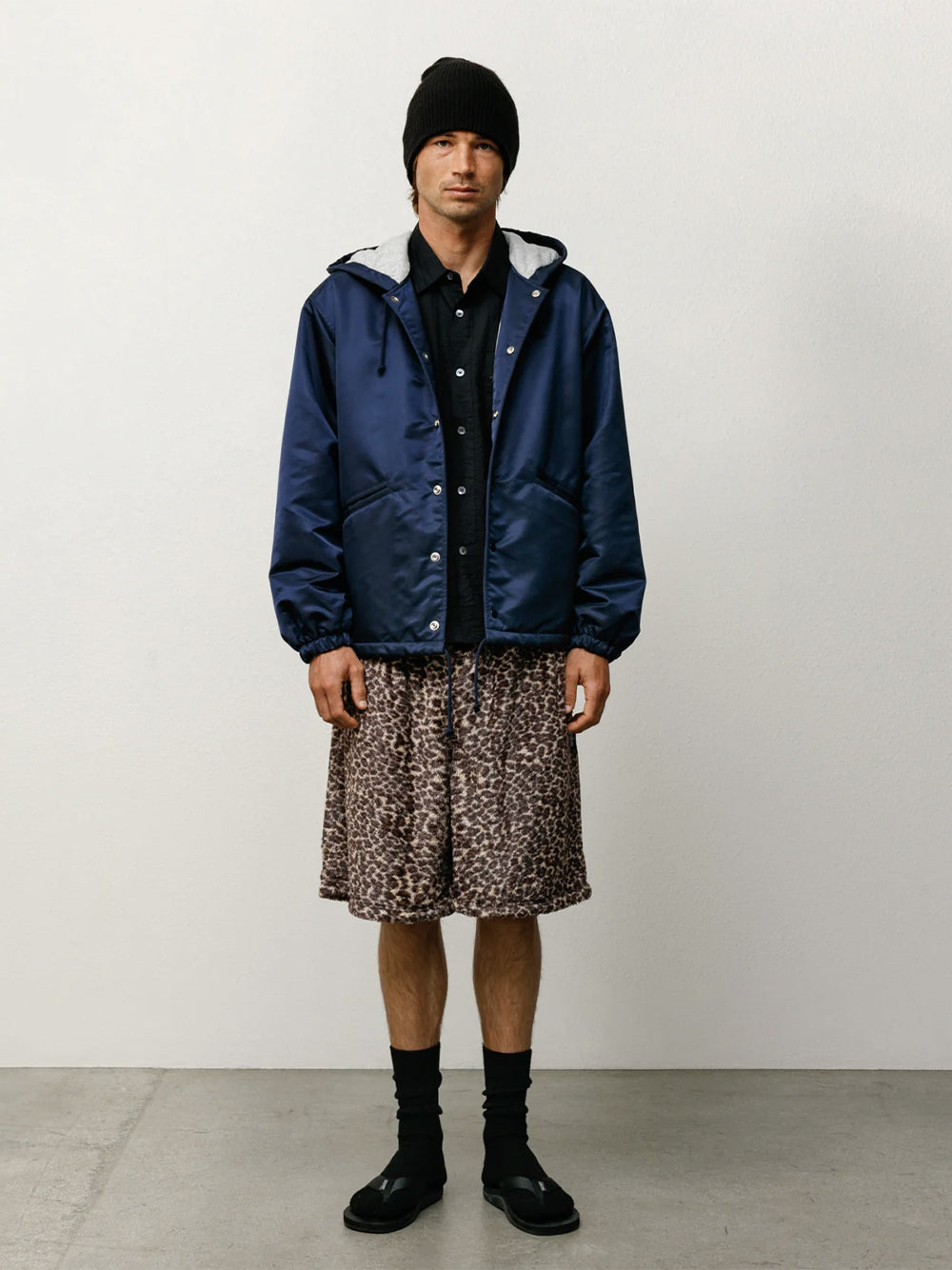STUSSY-PILE LEOPARD SHORT-112344 923 LEOPARD