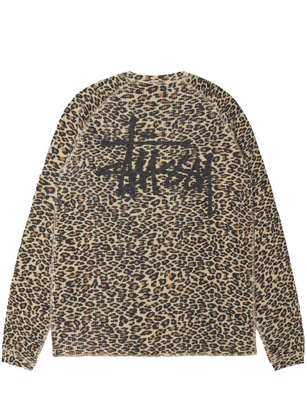 STUSSY-RAGLAN THERMAL BASIC STOCK-1140356 923 LEOPARD