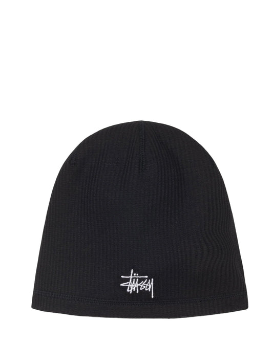STUSSY-SKULLCAP WAFFLE-1321228 0001 BLACK