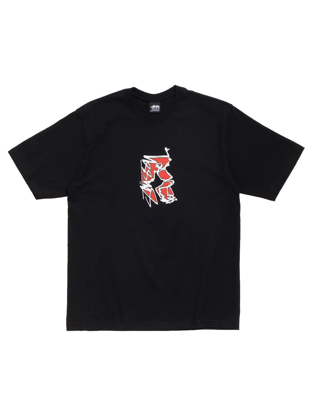 STUSSY-SMOOTH SK8 TEE-1905201 0001 BLACK