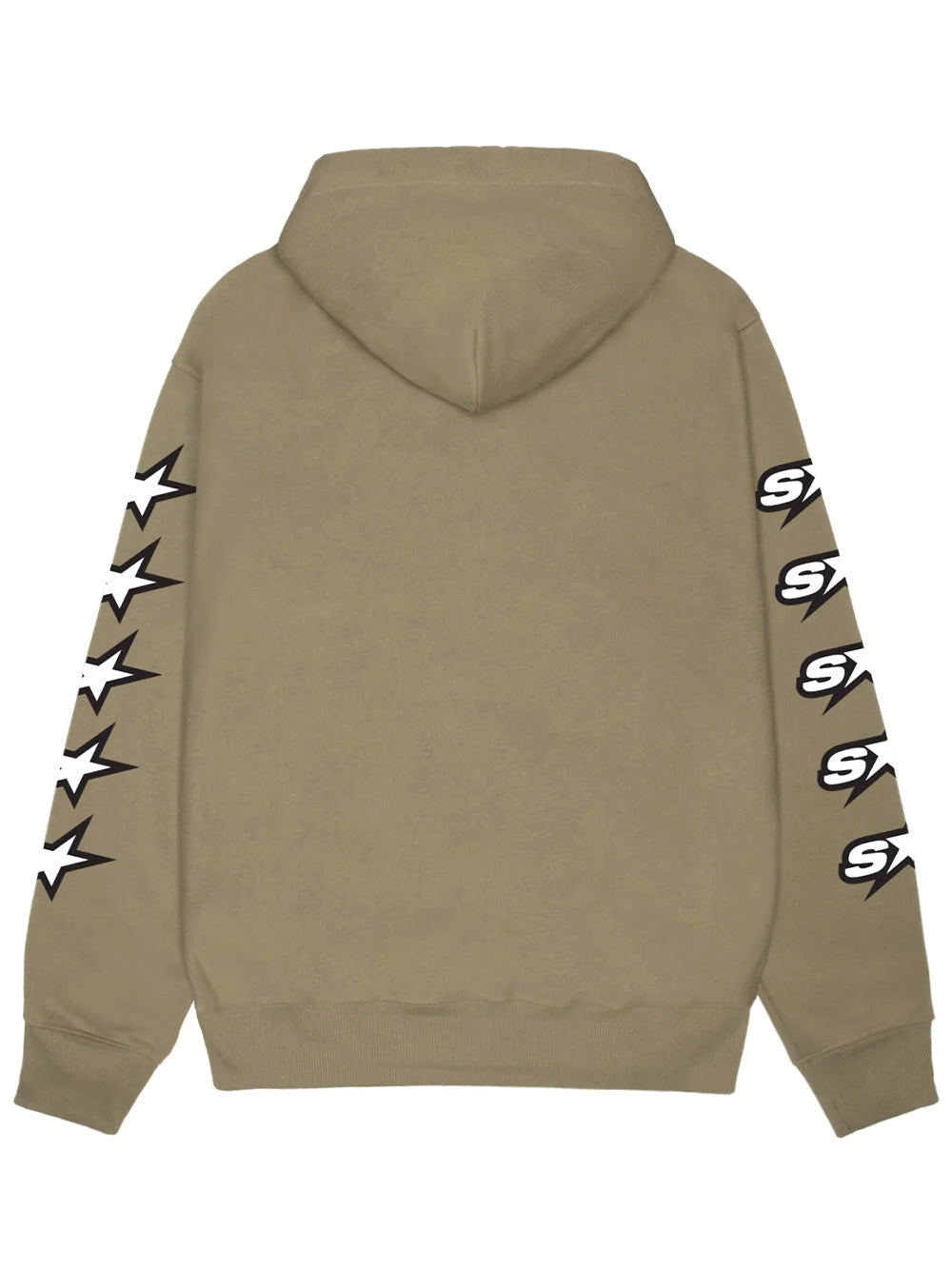 STUSSY-SPEEDWAY ZIP HOOD-1975123 0483 ARMY