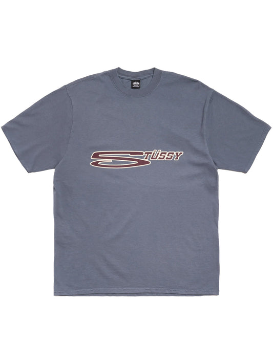 STUSSY-STRETCH PIG. DYED TEE-1905145 0806 NAVY