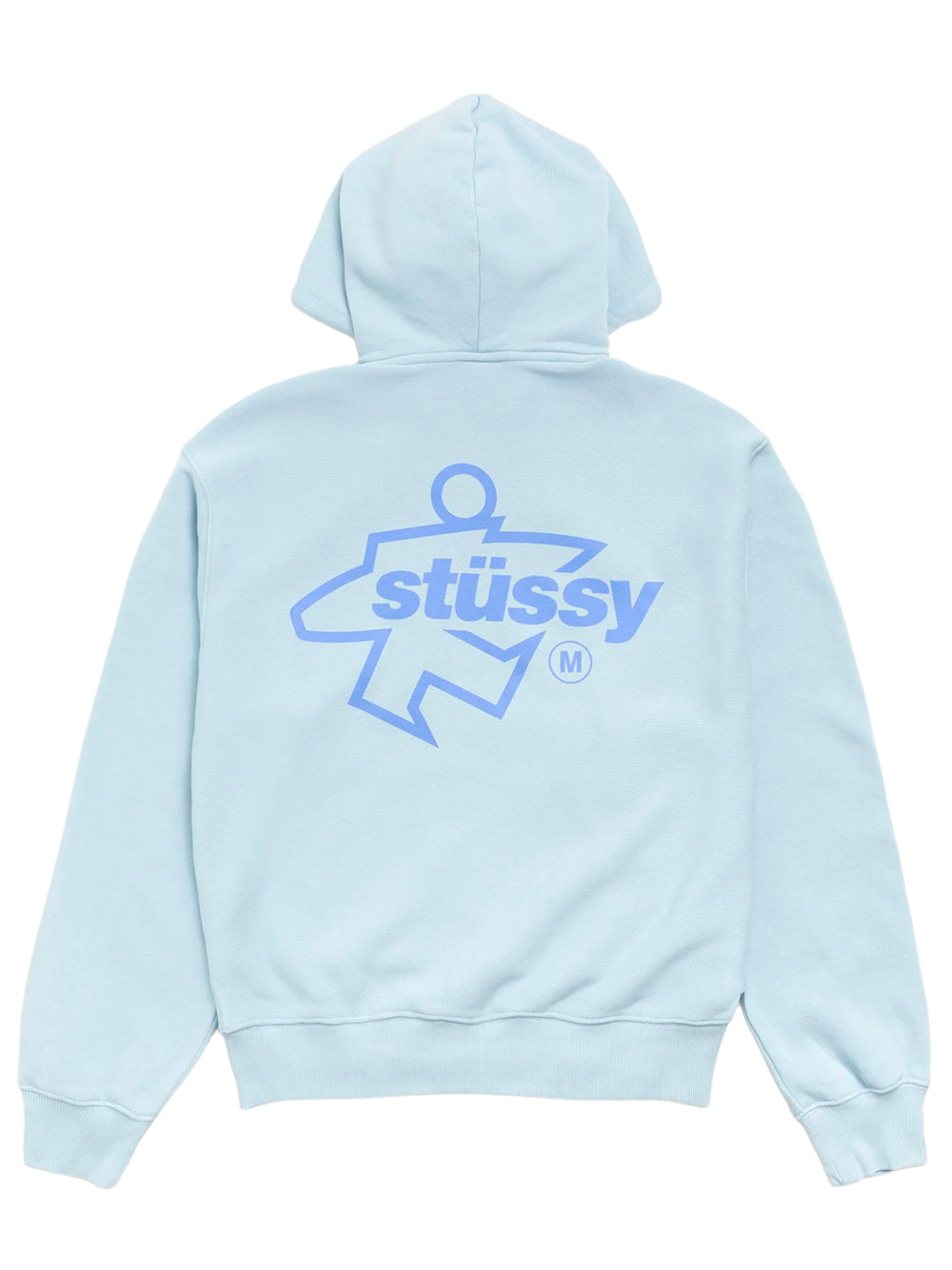 STUSSY-SURF SIZE ZIP HOODIE-1975180 2237 SKY BLUE