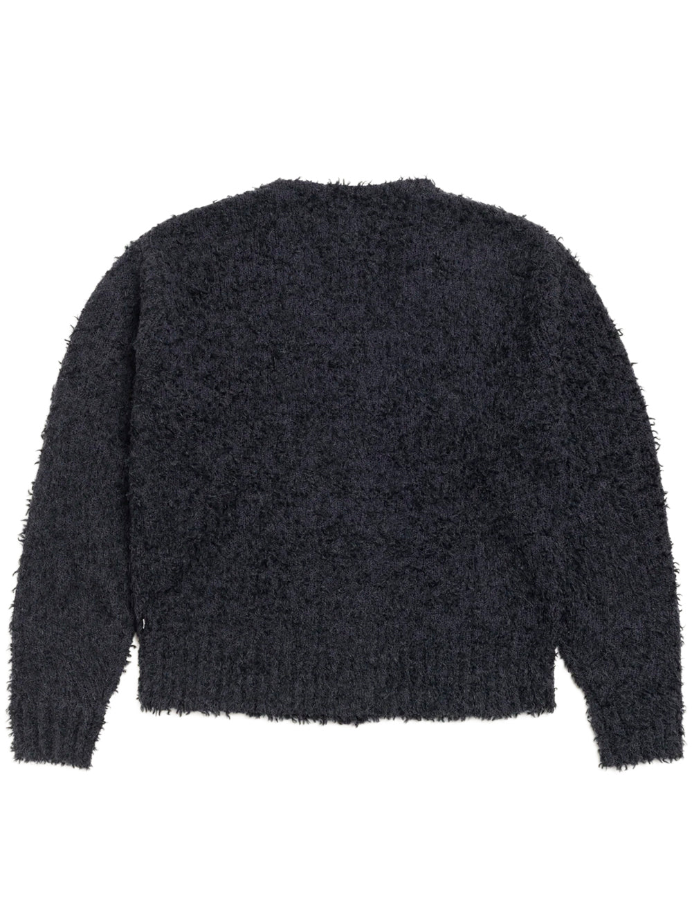 STUSSY-TEXTURED CARDIGAN-117291 0001 BLACK