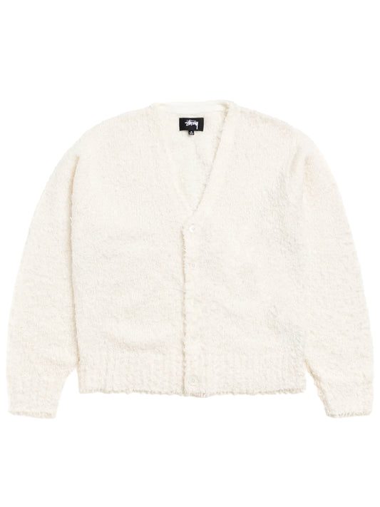 STUSSY-TEXTURED CARDIGAN-117291 1230 OFF WHITE