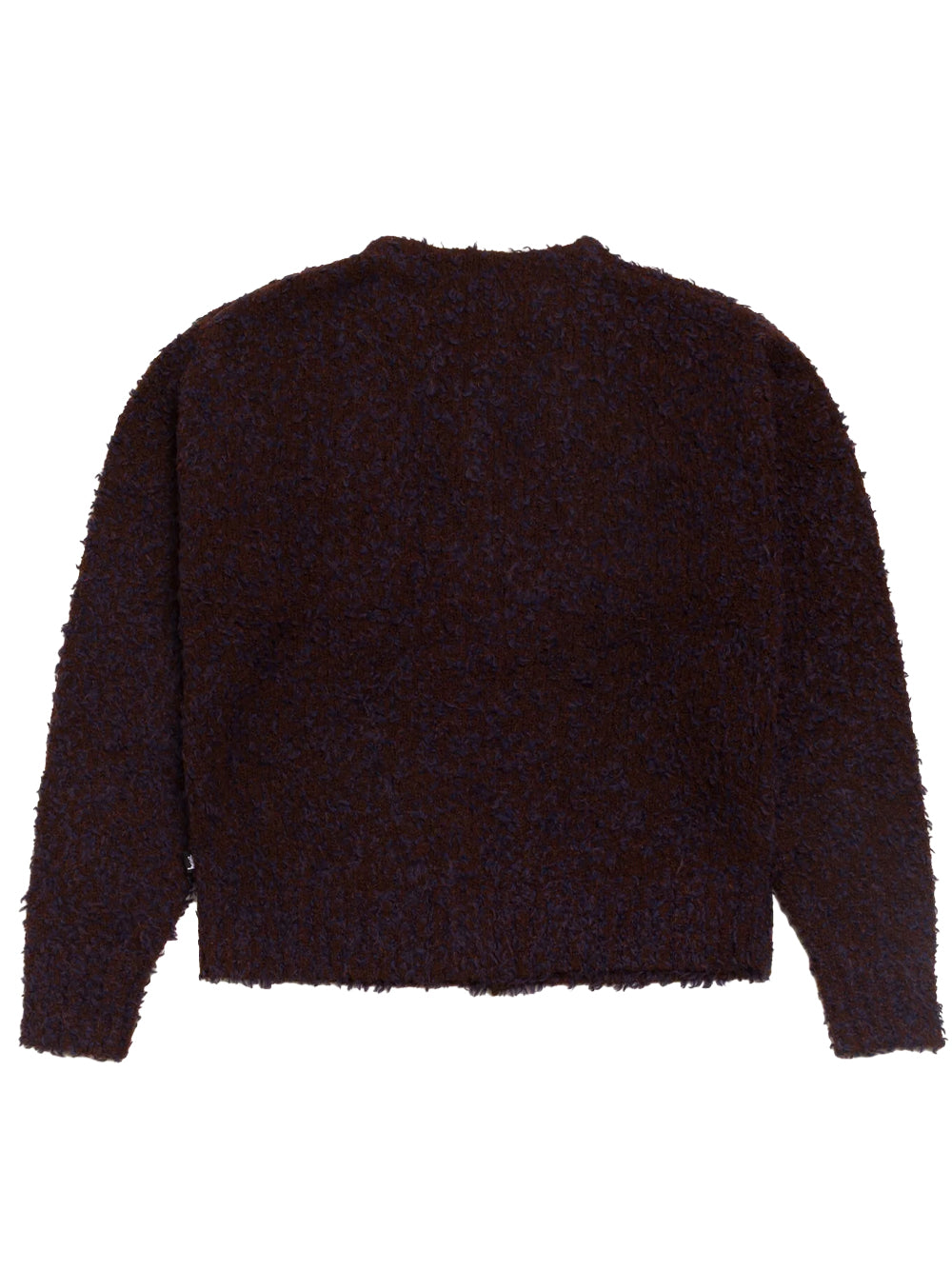 STUSSY-TEXTURED CARDIGAN-117291 1345 NAVY BROWN