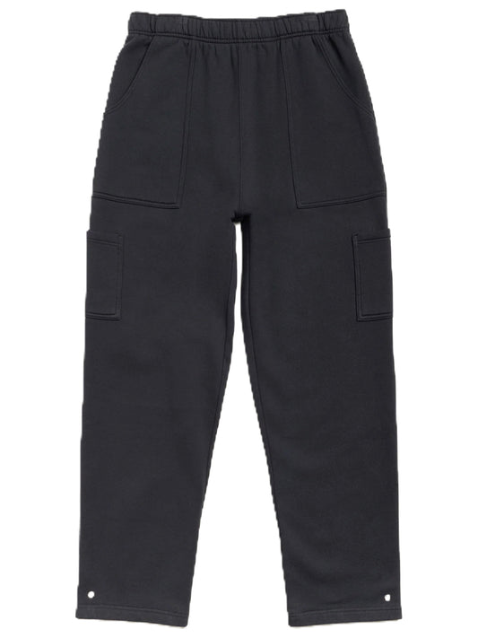 STUSSY-UTILITY FLEECE PANT-116741 0001 BLACK