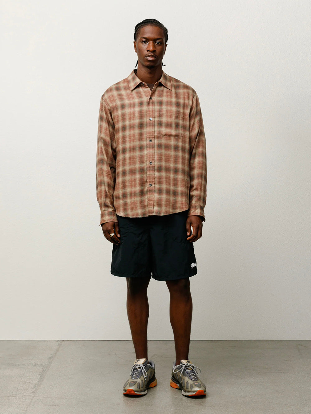 STUSSY-WATER SHORT STOCK-113155N 0001 BLACK