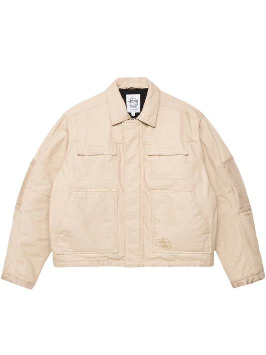 STUSSY-WORKGEAR JACKET-115860 1007 KHAKI