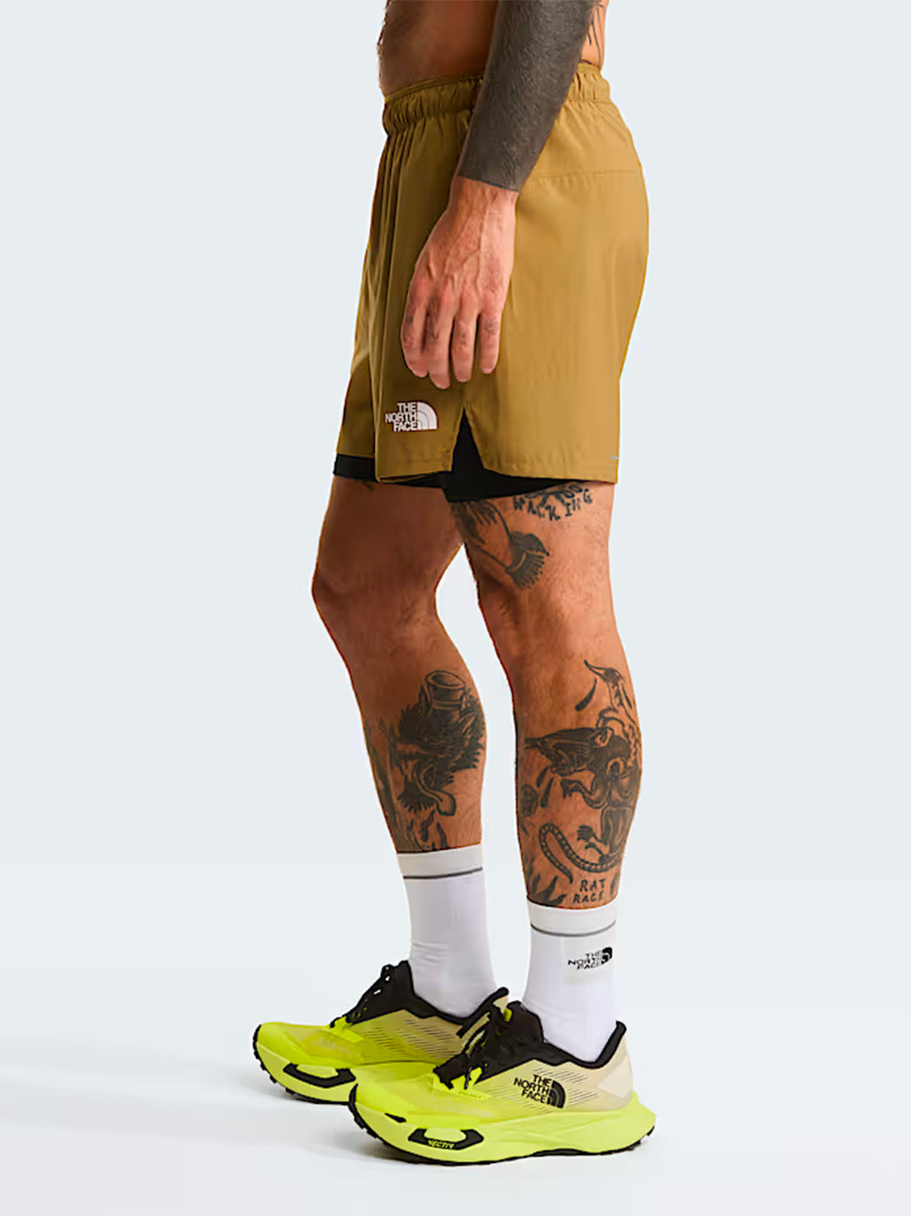 THE NORTH FACE-M LIGHTBRIGHT 2IN1 SHORT-NF0A8G2VKAL1 CEDAR/TNF BLACK