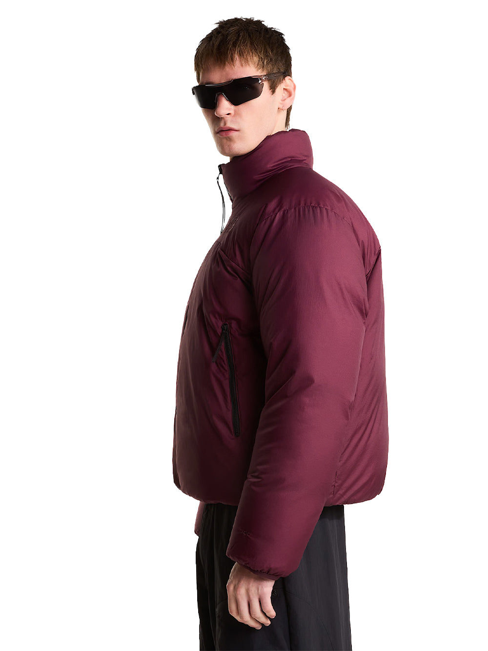 THE NORTH FACE-M PERTEX NUPTSE REVERSIBLE JACKET-NF0A8HYS0511 DEEP BURGUNDY