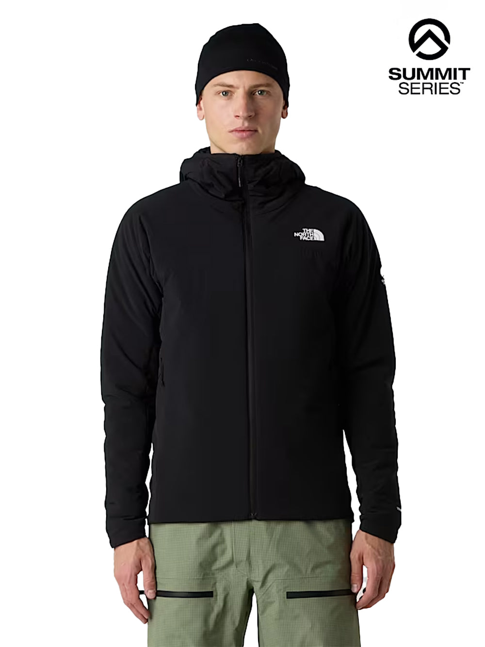 THE NORTH FACE SUMMIT SERIES-M CASAVAL HYBRID HOODIE-NF0A7UTA4H01 TNF BLACK