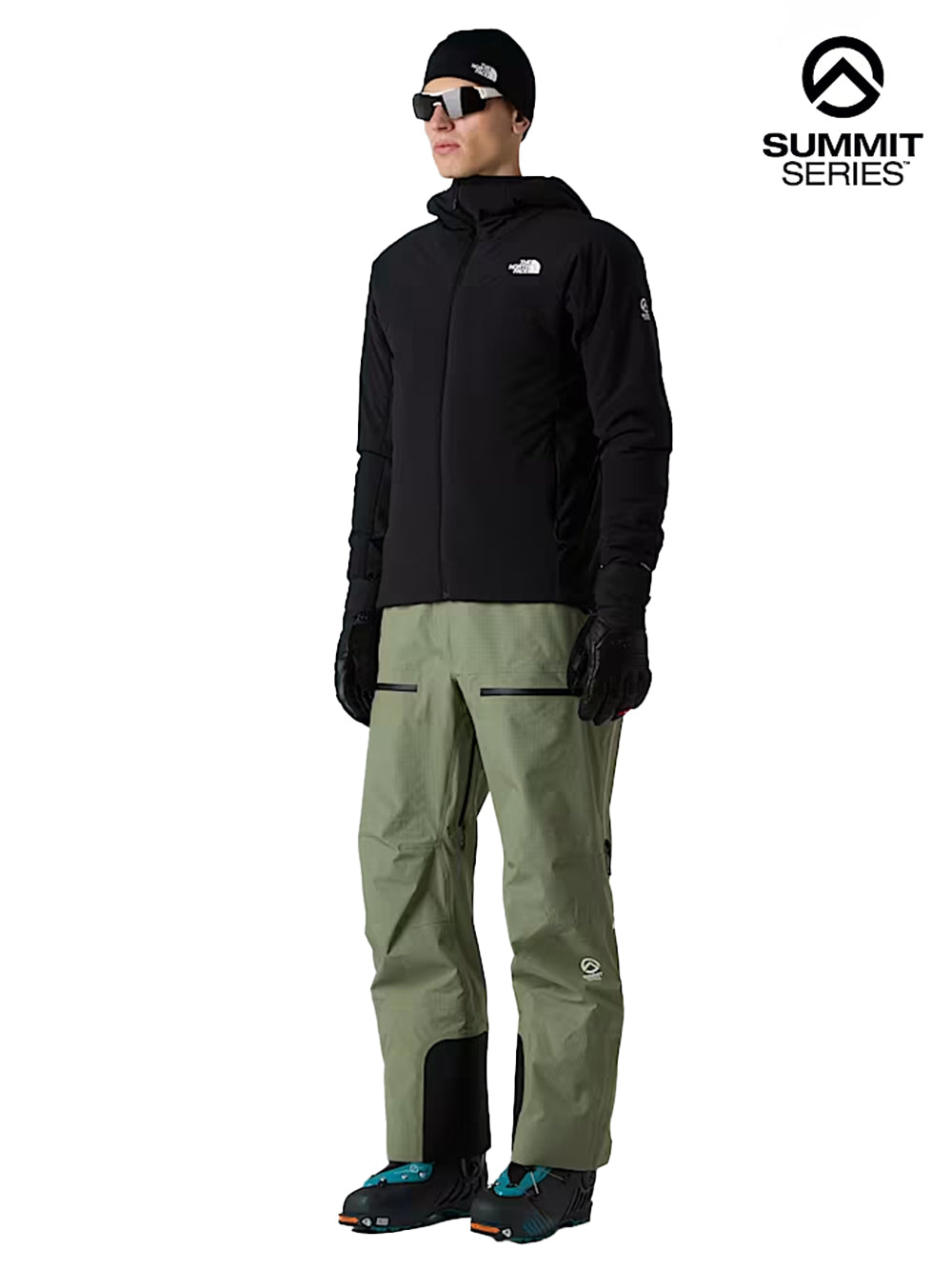 THE NORTH FACE SUMMIT SERIES-M CASAVAL HYBRID HOODIE-NF0A7UTA4H01 TNF BLACK