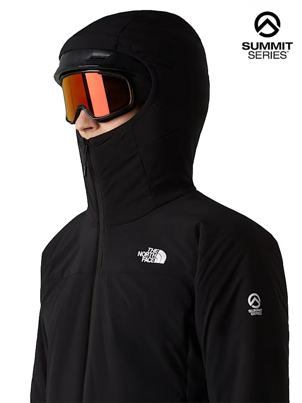 THE NORTH FACE SUMMIT SERIES-M CASAVAL HYBRID HOODIE-NF0A7UTA4H01 TNF BLACK