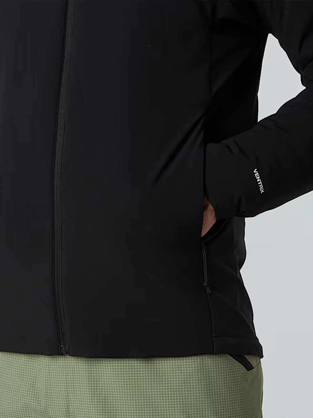 THE NORTH FACE SUMMIT SERIES-M CASAVAL HYBRID HOODIE-NF0A7UTA4H01 TNF BLACK