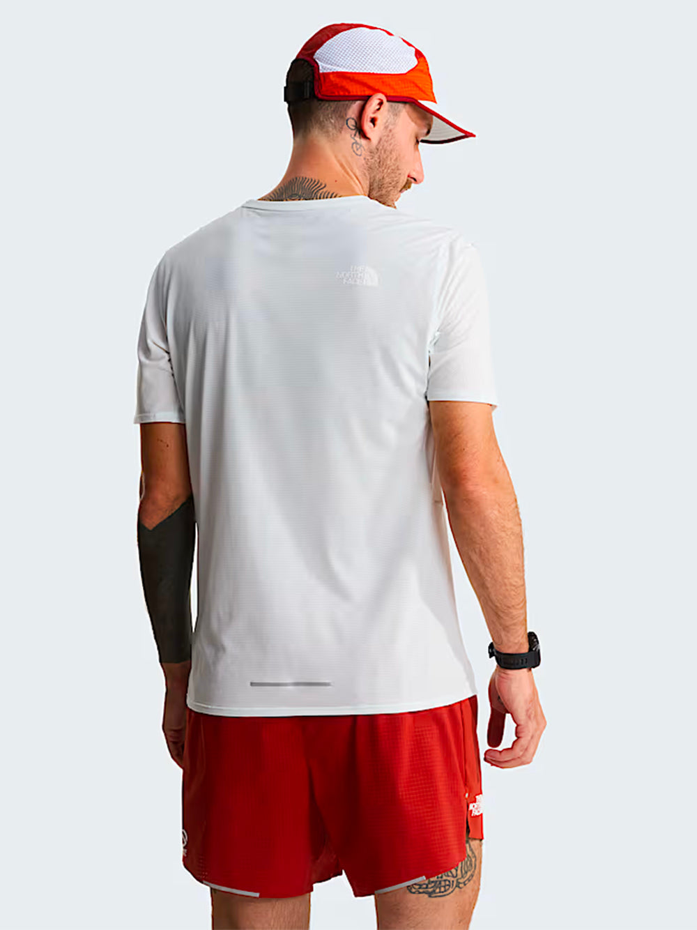 THE NORTH FACE SUMMIT SERIES-M HIGH TRAIL SS TEE-NF0A88XCFNN1 PEARL STONE