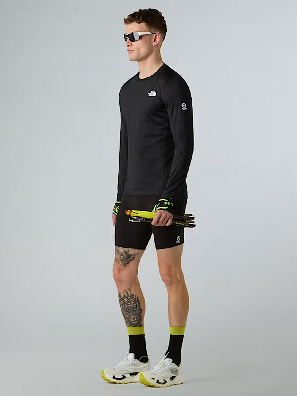 THE NORTH FACE SUMMIT SERIES-M RIPIDO TIGHT SHORT-NF0A8BB9JK31 TNF BLACK